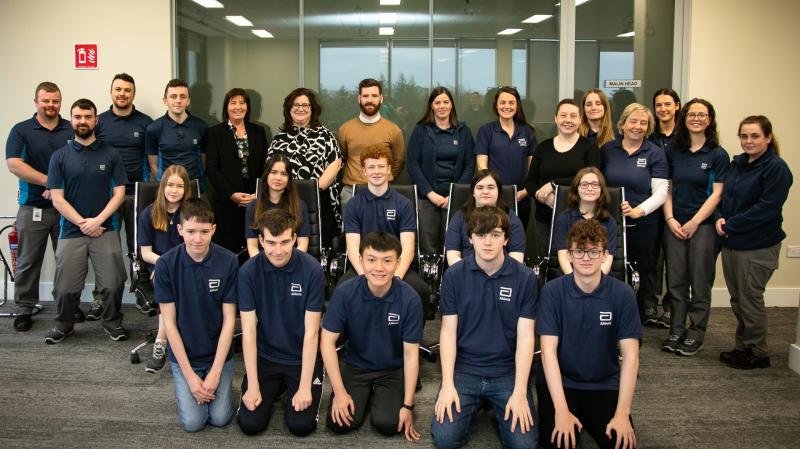 Abbey Vocational School students join Abbott for TY work experience