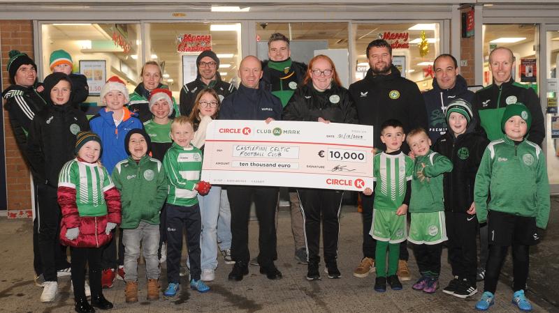 Castlefin Celtic FC win €10,000 in Circle K Grassroots giveaway