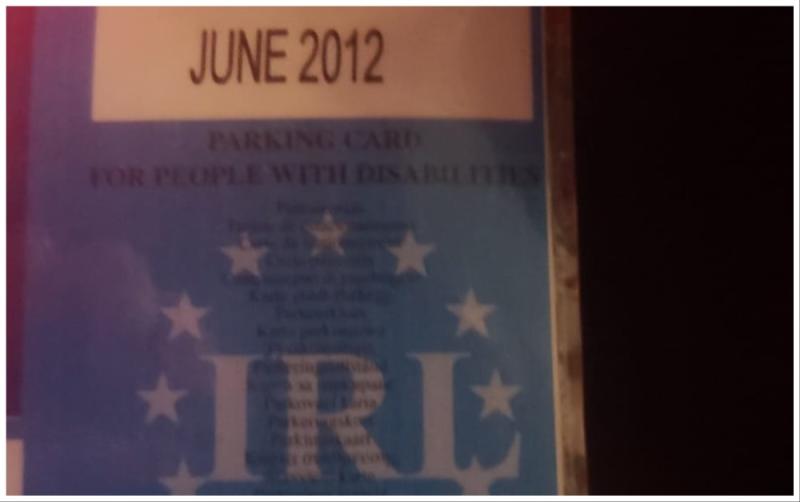 National: Motorist who used deceased person's disabled parking permit fined