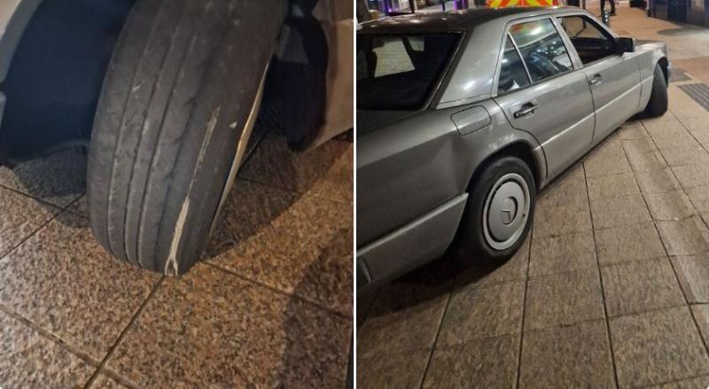 National: Gardaí seize unregistered vehicle with defective tyres and other violations on busy shopping street