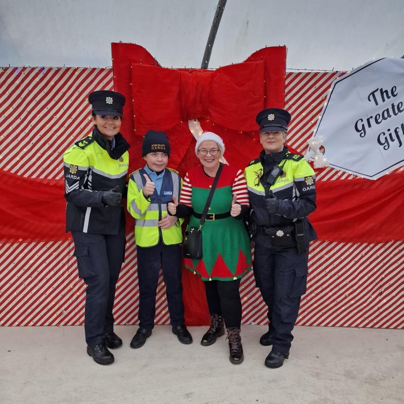 Donegal gardaí joined by very special little Christmas helper 