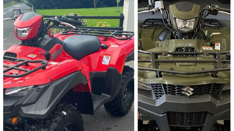 Trailer used in Ballintra quad theft located in Longford yard 