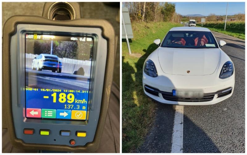 National: Porsche driver fined for rocketing almost 70 km/h above motorway speed limit