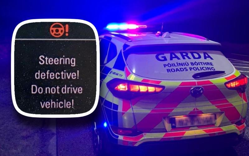National: Gardaí seize car with 'dangerous defects' including 'complete lack of power steering'