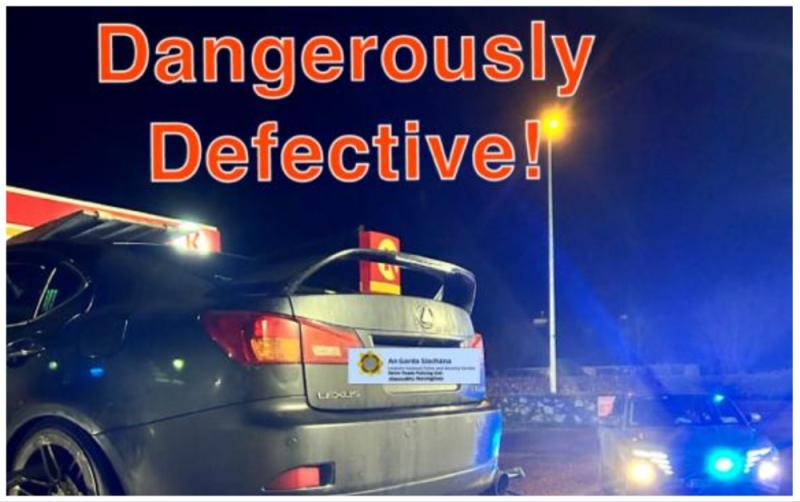 National: Gardaí seize 'dangerously defective' vehicle after discovering over two years of unpaid tax