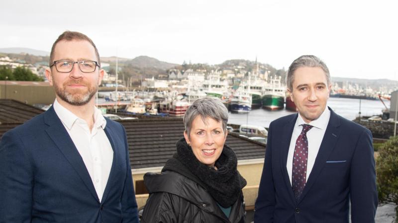 Minister Simon Harris visits Atlantic Technological University's Killybegs Campus