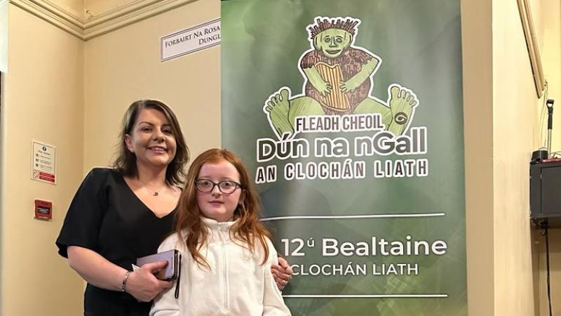 Design by Dungloe’s Clara Bonner (11) wins Fleadh Cheoil Competition