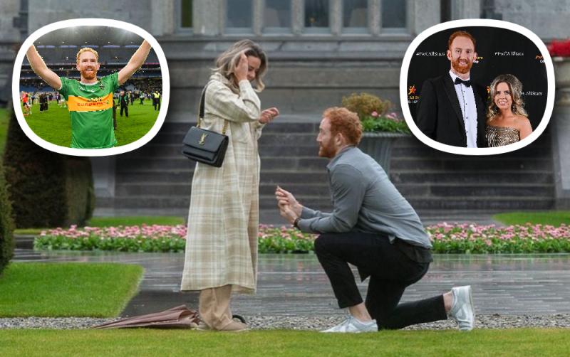 GAA star caps off a week to remember with engagement at world-renowned Irish hotel