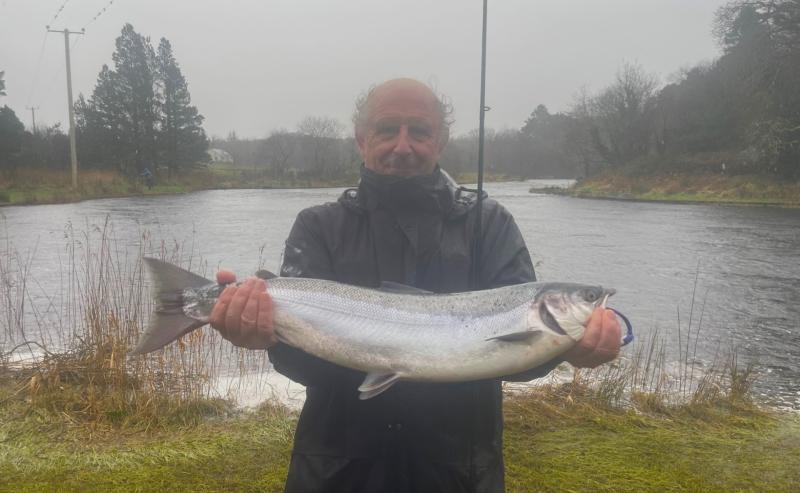 Flood of good wishes for angler who caught the Drowes' first salmon of 2024 