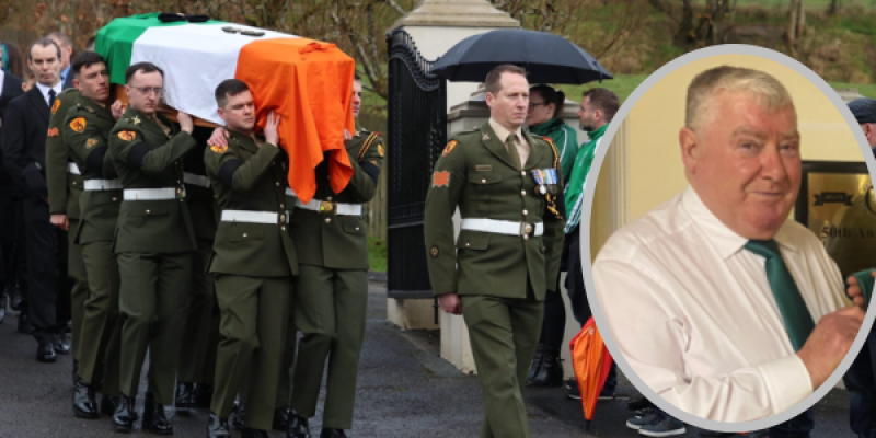 Donegal says farewell to former soldier and soccer stalwart, Terry Leyden