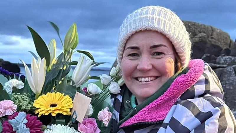 Elaine Boyle hits the 100-mark to complete swimming fundraiser 