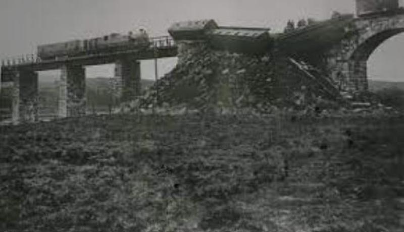Plan for walking route to Owencarrow viaduct and visitor centre 