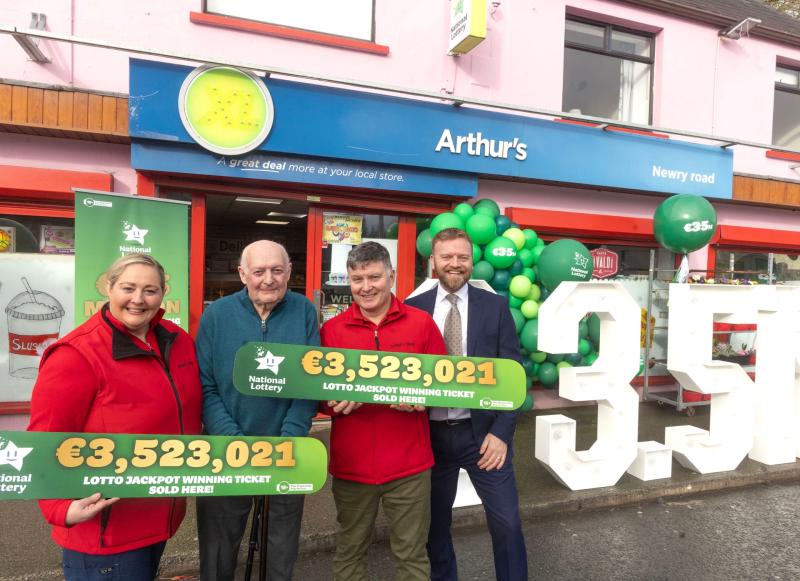 National: Winner still unknown as shop celebrates selling life-changing Lotto ticket worth €3.5m