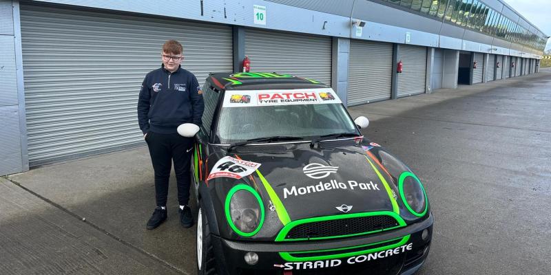Killybegs' Jayden McBrearty comes third in Mondello Park Junior MINI Challenge