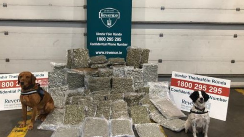National: Revenue seizes €1m worth of illegal drugs sent to Ireland from Spain