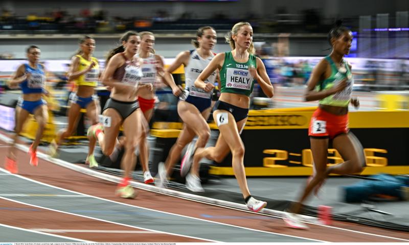 WATCH: Irish athlete Sarah Healy elbowed at line in dramatic finish to 1,500m heat