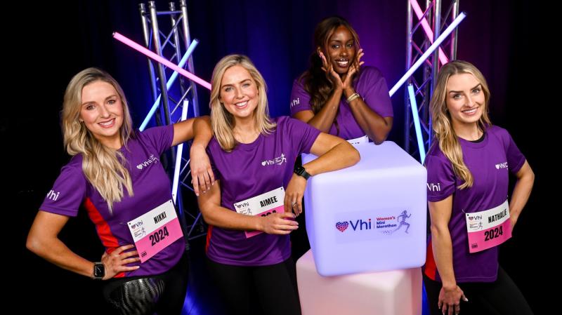 Nikkie Bradley helps to officially launch the 2024 Vhi Women’s Mini Marathon
