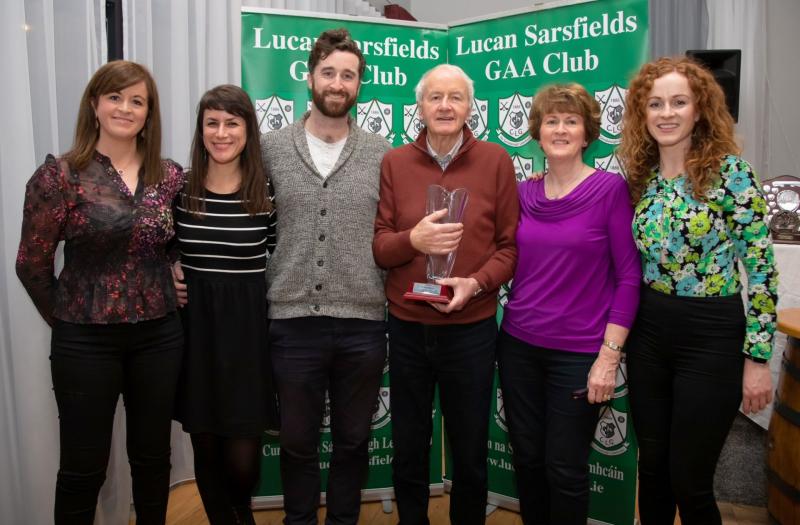 Fintown native Neil McKelvey honoured for his work with Lucan Sarsfields