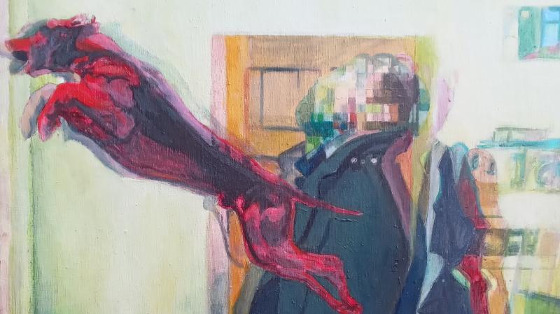 Teacher who returned to art after ten-year break holds first solo exhibition