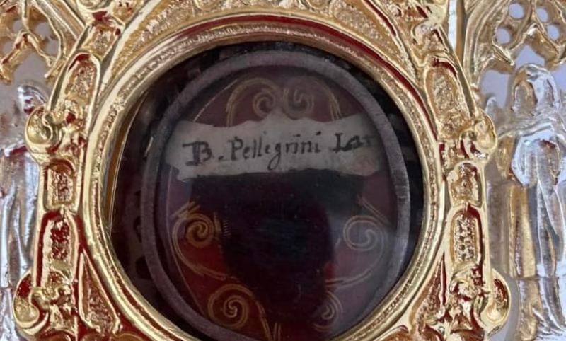Relic of St Peregrine in Glenswilly for individual blessings and Healing Mass