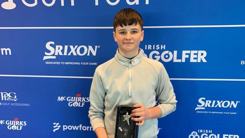 Young Donegal golfer Charlie Patton triumphs at Irish Kids Golf Tour 
