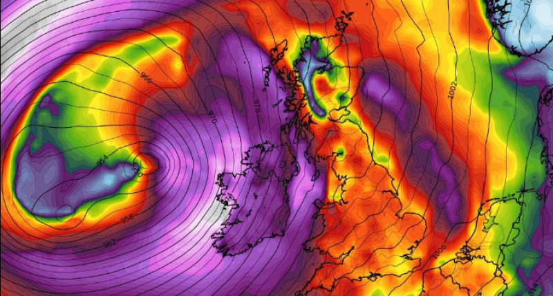 Met Éireann issues weather warnings as Ireland braced for double hit of back to back storms