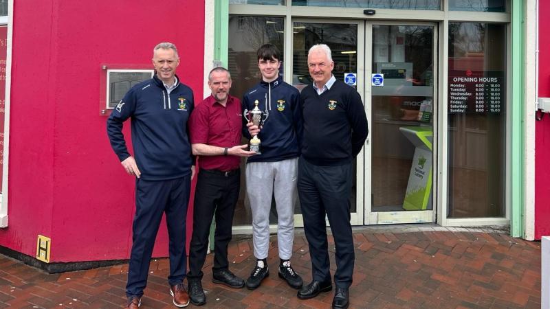 Daniel McClafferty wins Mac’s Deli St Patrick’s Day Boys Junior Cup
