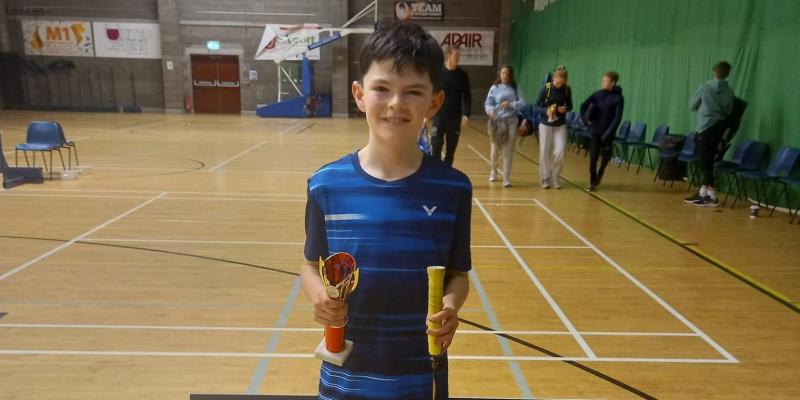 Corey Chambers leads the way with double gold for Raphoe Badminton Club at Ulster Open