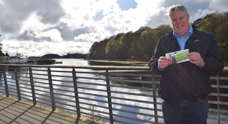 Ciaran Mullooly in Donegal to meet communities he aims to represent in Europe