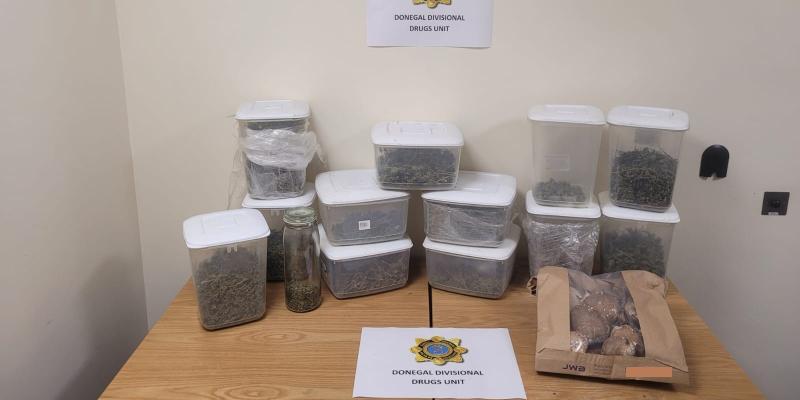 Two men arrested after €126,000 drugs bust in Donegal