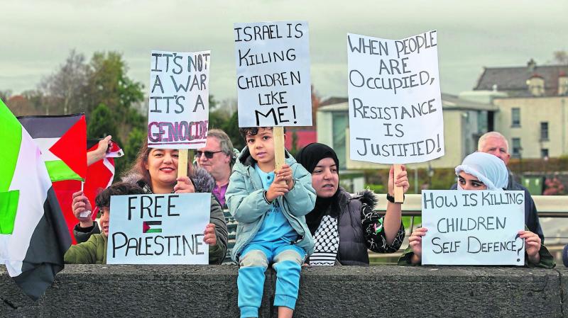 Letterkenny vigil in memory of those killed in 200 days of Genocide in Gaza