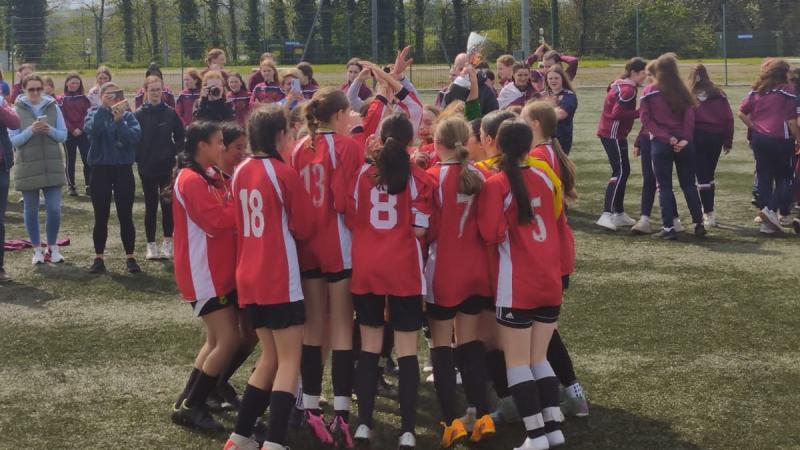 Loreto Secondary School Letterkenny win FAI Schools First Year Girls Ulster Cup 