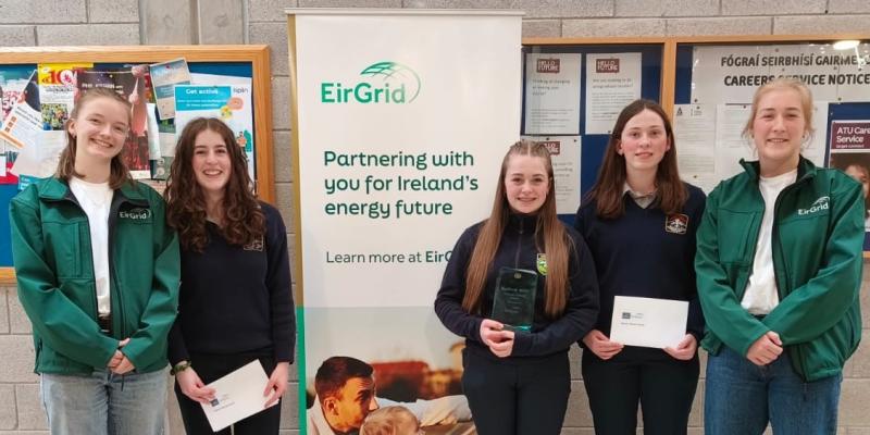Pobalscoil Ghaoth Dobhair scoop prestigious EirGrid Cleaner Climate Award 