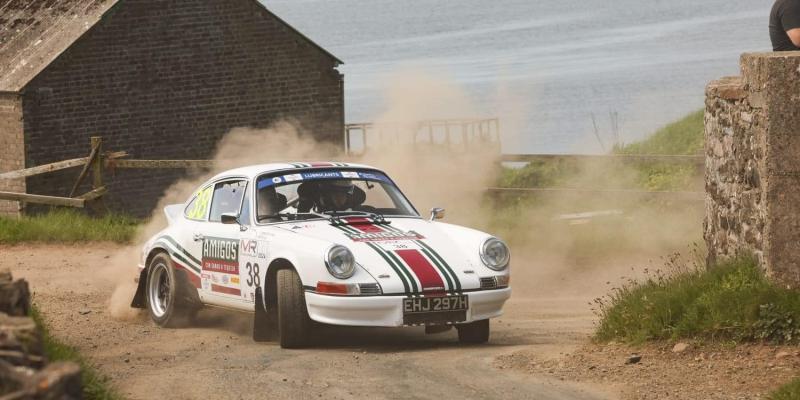Gary McElhinney tastes historic win at Manx Rally