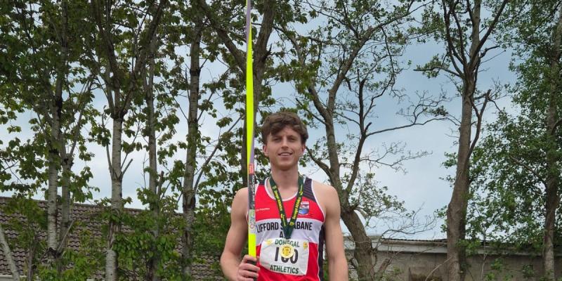 Gareth Crawford sets new county javelin record at Donegal Championships