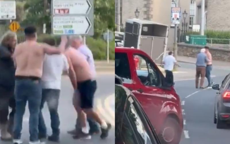 'DISGRACEFUL' - Gardaí investigate daylight shirtless public brawl on busy street