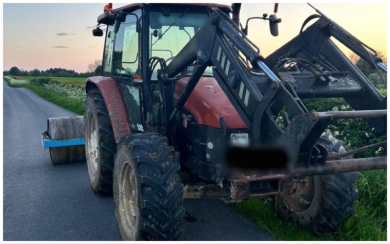 National: Gardaí issue farm safety alert as 14-year-old drives uninsured tractor with teen passenger