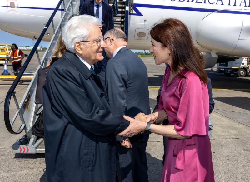 Italian president touches down in Shannon Airport ahead of European Elections