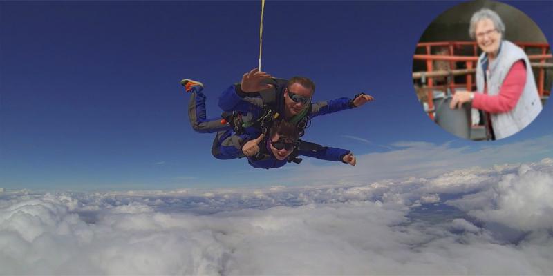 Inspiring 92-year-old Donegal Town woman to skydive for youth suicide charity