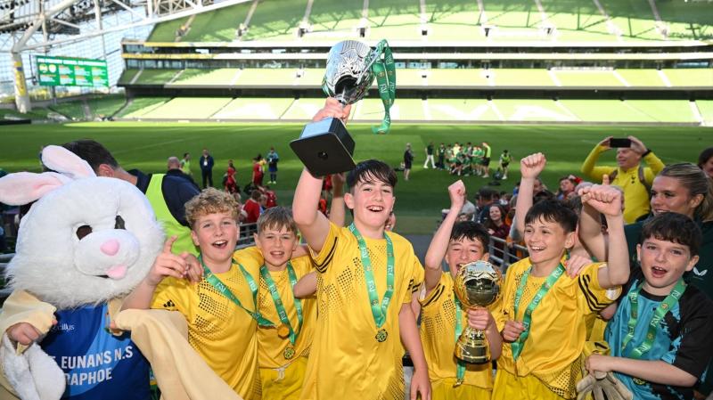 Donegal lead the charge at Aviva for FAI Primary School 5s National finals