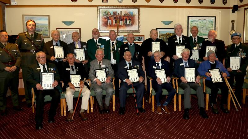 Congo veterans honoured at special event in Finner Camp 