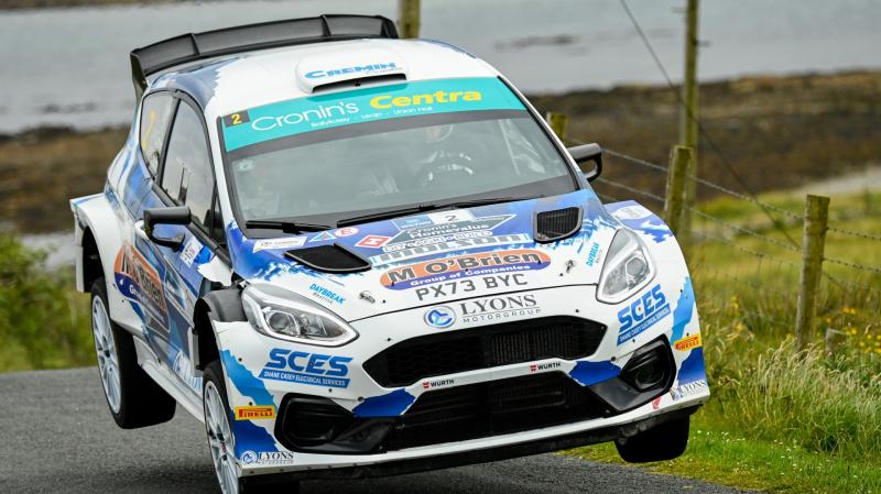 Keith Cronin takes the lead after Stage 4 in Malin
