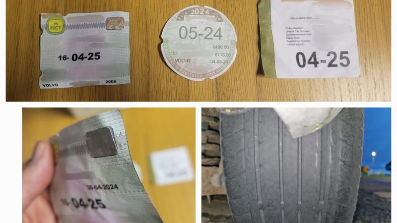 Gardaí make arrest for forged documents and another driver tests positive for drugs