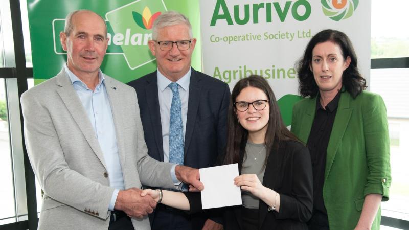  Ciara Browne is first recipient of the Aurivo Creeslough Student Support Programme