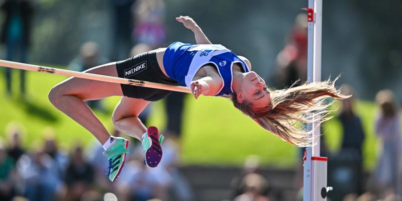 Sommer Lecky leaps to high jump gold at National Seniors