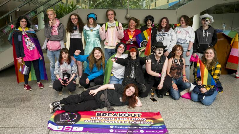 Donegal young people lead Ireland’s largest Pride parade in Dublin