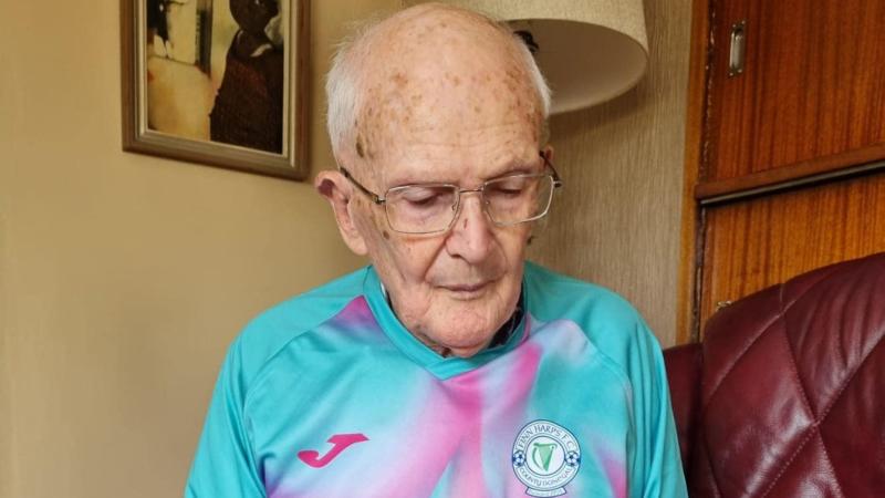 Finn Harps wish lifelong supporter Benny Gordon a happy 99th birthday