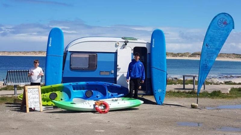Selkie Sailing watersports van stolen and then left burnt out at side of road