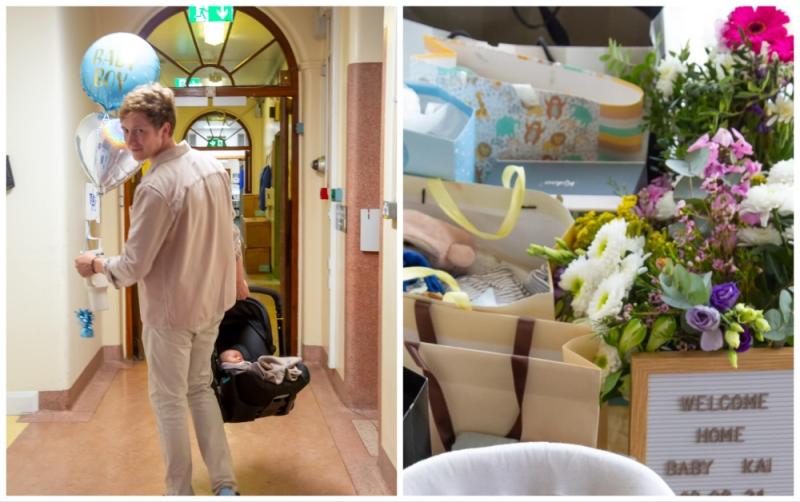 Irish TV chef welcomes new baby son early and shares cute name