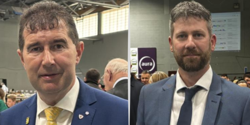 Poll-toppers Micheál Naughton and Donal 'Mandy' Kelly confirm Dáil bids